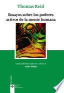 Libro Ensayos sobre los poderes activos de la mente humana