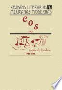 Libro Eos, 1943 - Pan. Revista de literatura, 1945-1946