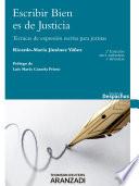 Libro Escribir bien es de justicia