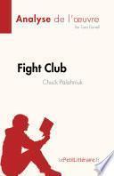 Libro Fight Club de Chuck Palahniuk (Analyse de l'œuvre)