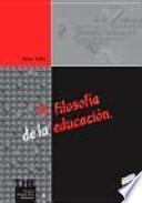 Libro Filosofía de la educación