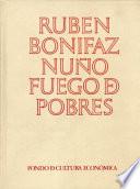 Libro Fuego de pobres