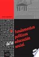 Libro Fundamentos políticos de la educación social