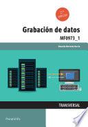 Libro Grabación de datos