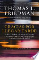 Libro Gracias por llegar tarde