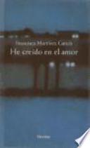 Libro He creído en el amor