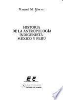 Libro Historia de la antropología indigenista