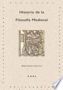 Libro Historia de la Filosofía Medieval