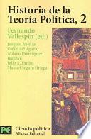 Libro Historia de la teoría política, 2