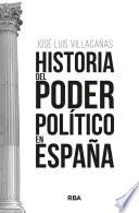 Libro Historia del poder político en España