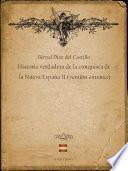 Libro Historia verdadera de la conquista de la Nueva España II (versión extensa)