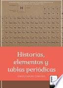 Libro Historias, elementos y tablas periódicas