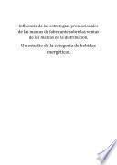 Libro Influencia de las estrategias promocionales de las marcas de fabricante sobre las ventas de las marcas de la distribución
