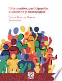 Libro Información, participación ciudadana y democracia