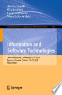 Libro Information and Software Technologies