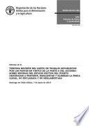 Libro Informe de la tercera reunión del Grupo de trabajo establecido por las Partes en virtud de la Parte 6 del Acuerdo sobre medidas del Estado rector del puerto destinadas a prevenir, desalentar y eliminar la pesca ilegal, no declarada y no reglamentada FAO