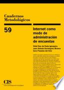 Libro Internet como modo de administración de encuestas