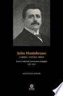 Libro Julio Montebruno. La Serena - Santiago - Berlín.