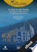 Libro Justicia de papel