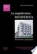 Libro La arquitectura moderna
