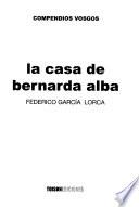 Libro La casa de Bernarda Alba [de] Federico García Lorca