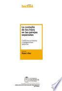 Libro La custodia de los hijos en las parejas separadas. Conflictos privados y obligaciones públicas