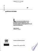 Libro La economía política de la política social argentina