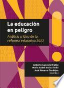 Libro La educación en peligro