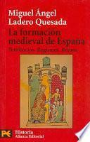 Libro La formación medieval de España