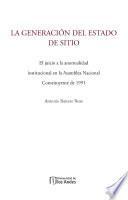 Libro La generación del estado de sitio