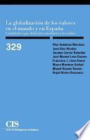 Libro La globalización de los valores en el mundo y en España: Cualidades que deberían enseñarse a los niños