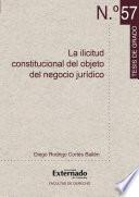 Libro La ilicitud constitucional del objeto del negocio jurídico