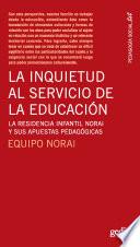 Libro La inquietud al servicio de la educación