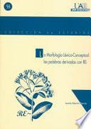 Libro La morfología léxico-conceptual