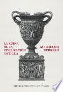 Libro La ruina de la civilización antigua