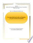 Libro La seguridad privada en España y la prevención del delito