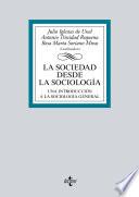 Libro La sociedad desde la sociología