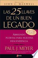Libro Las 25 Llaves de un Buen Legado