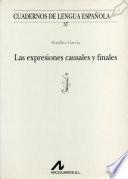 Libro Las expresiones causales y finales