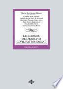Libro Lecciones de Derecho Civil Patrimonial