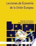 Libro Lecciones de Economía de la Unión Europea