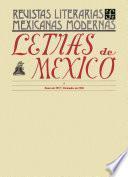 Libro Letras de México I, enero de 1937- diciembre de 1938