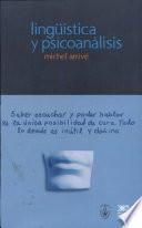 Libro Lingüística y psicoanálisis