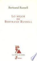 Libro Lo mejor de Bertrand Russell