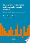 Libro Los inversores institucionales en las sociedades cotizadas españolas