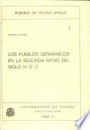 Libro Los pueblos germánicos en la segunda mitad del siglo IV D.C.