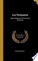 Libro Los Victimarios: Notas Relativas Al Proceso De Montjuich