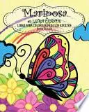 Libro Mariposa Libro Para Colorear Para Los Adultos ( En Letra Grande)