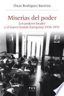 Libro Miserias del poder