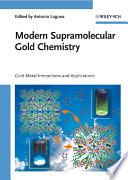 Libro Modern Supramolecular Gold Chemistry